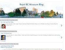 Tablet Screenshot of blog.royalbcmuseum.bc.ca